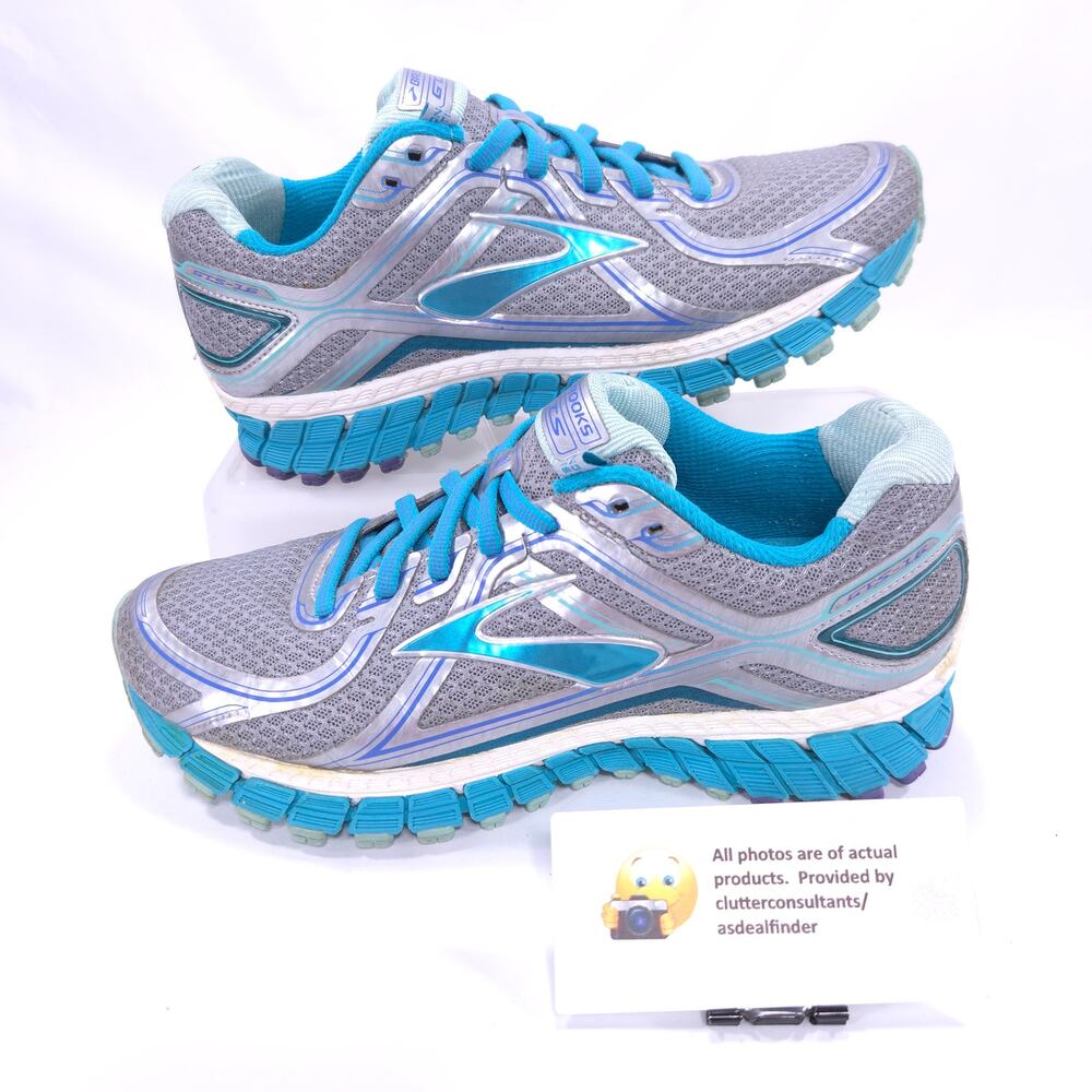 Brooks Adrenaline GTS 16 Athletic Running Shoe Womens Size 7.5 1202031B170 Gray - Picture 5 of 9